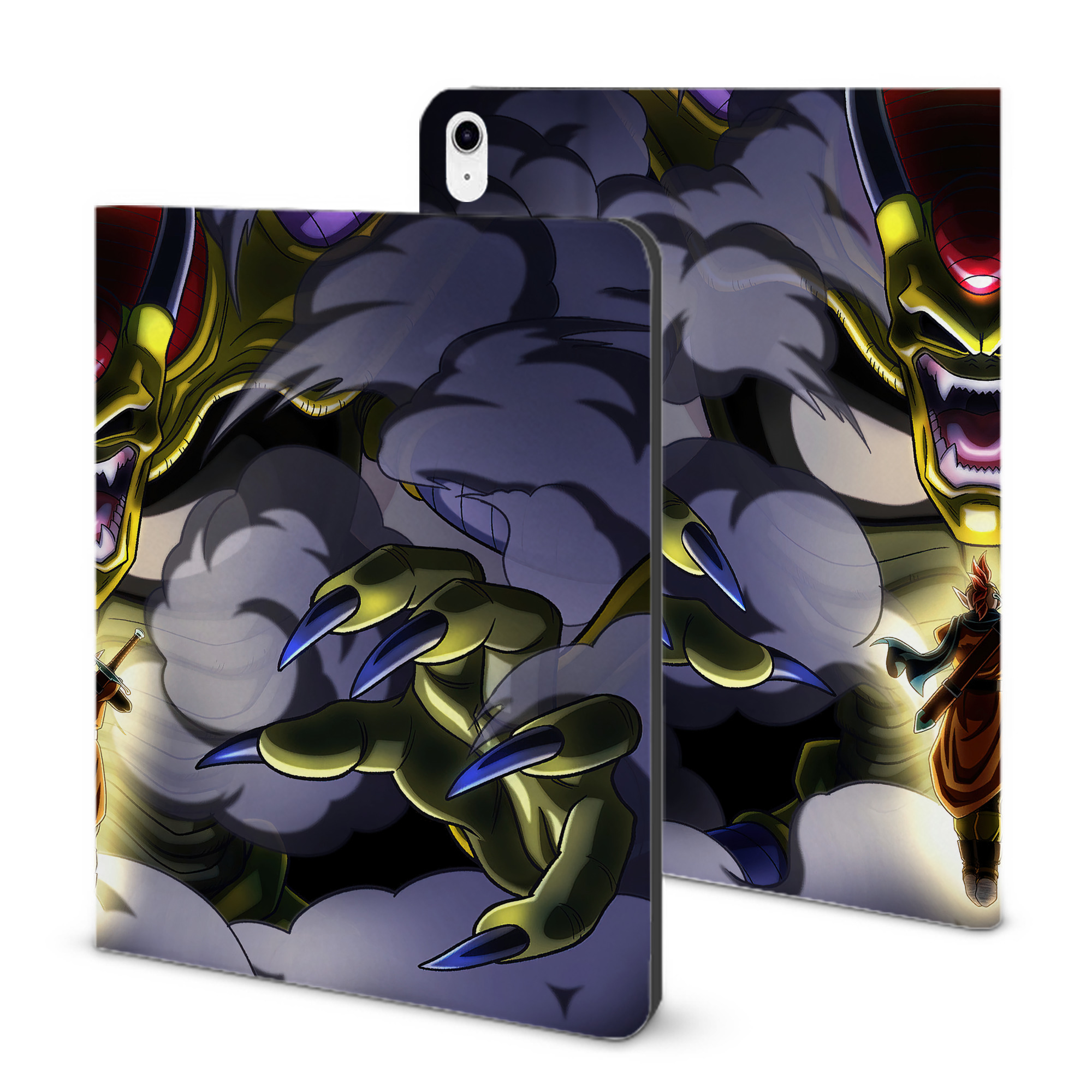 （画像用） ドラゴンボール DRAGON BALL IPad ケース ブック型 PUレザー TPU 耐衝撃 軽量 薄型 ペン収納なし 全面保護 IPad 各モデル対応